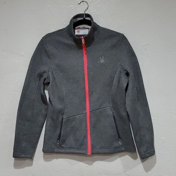 Spyder Core Sweater Full Zip Fleece Lined Jacket or Sweatshirt Size L - Picture 1 of 15